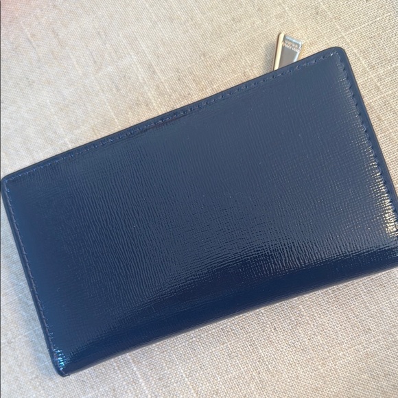 Kate Spade Navy and Red Floral Wallet - Picture 2 of 6